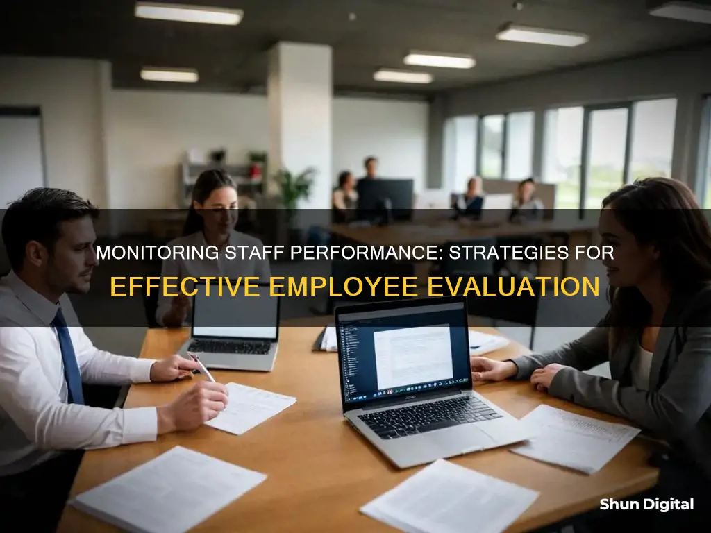 what is monitoring staff performance