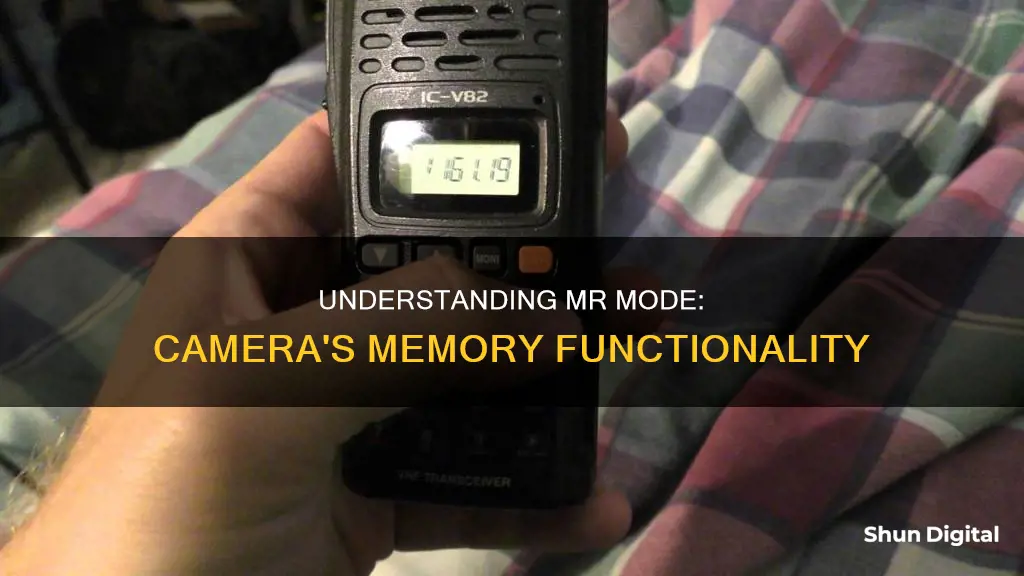 what is mr mode on a camera does