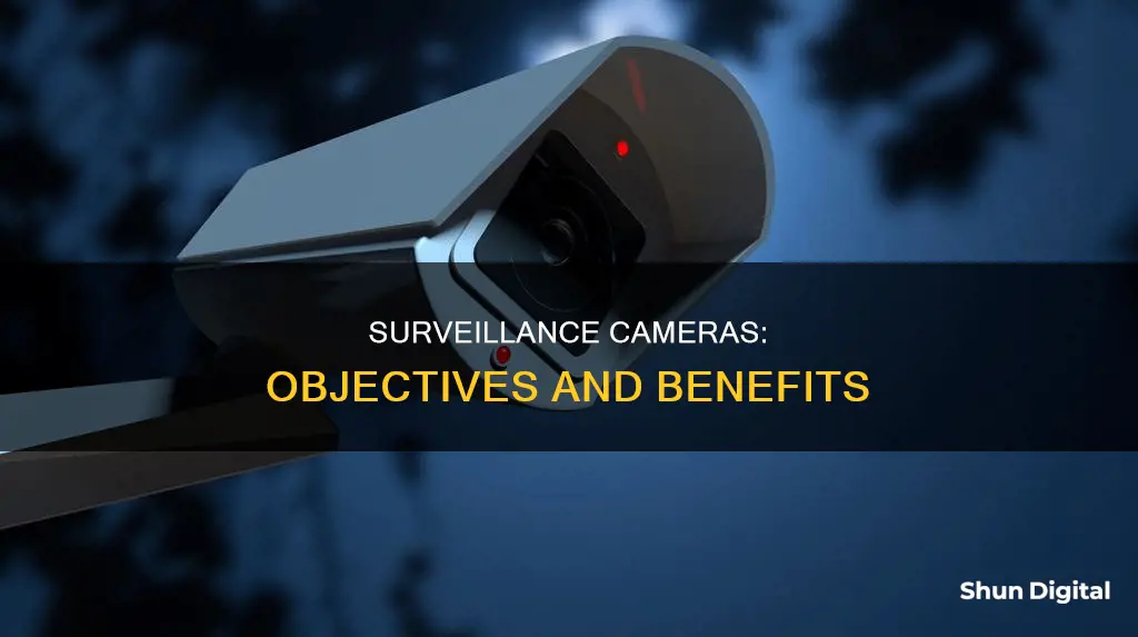 what is objectives of surveillance camera