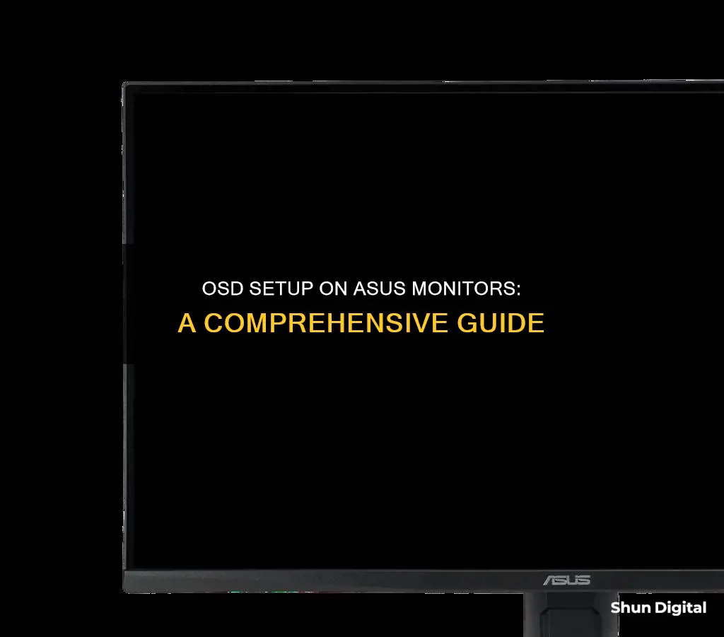 what is osd setup on asus monitor
