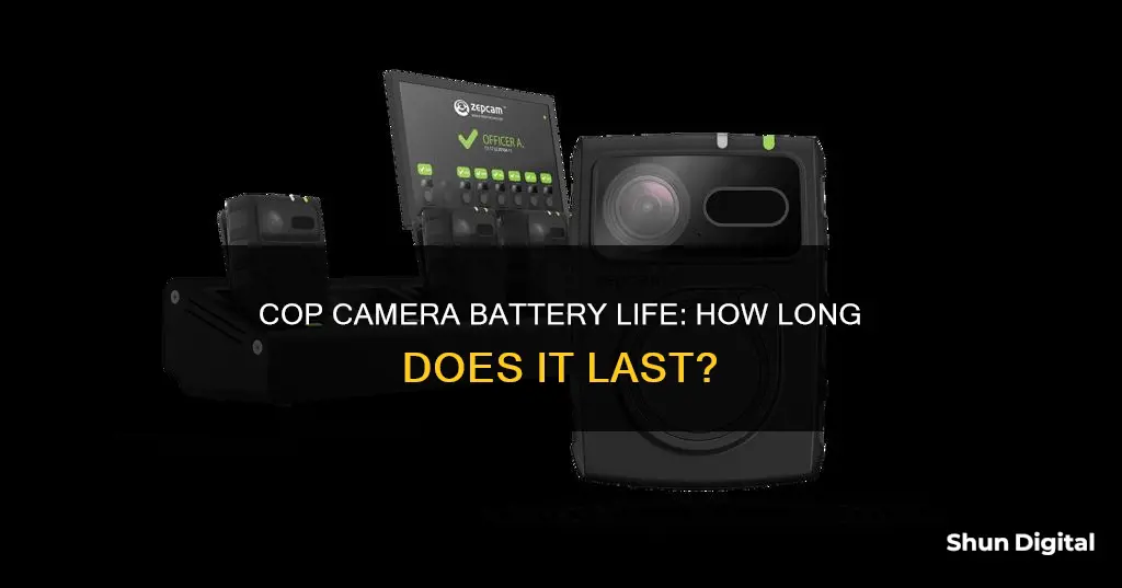 what is the battery life on the cop camera