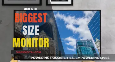 The Largest Display: Monitor Size Extremes