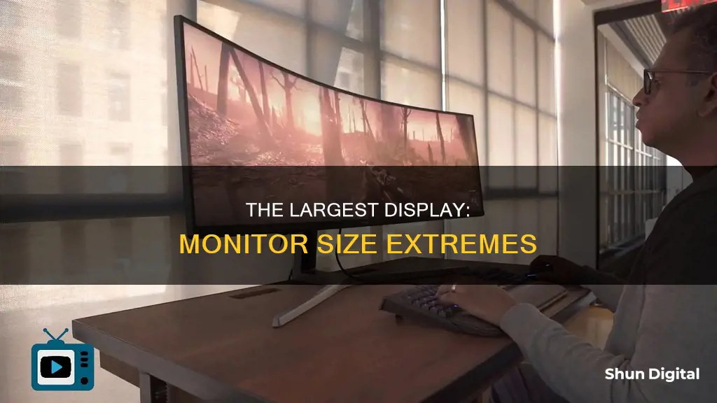 what is the biggest size monitor