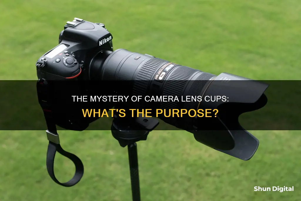 what is the cup that goes around camera lense