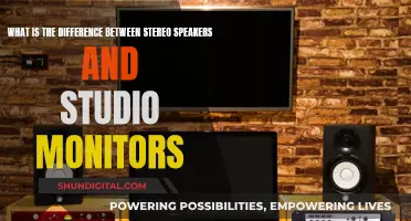 Stereo Speakers vs Studio Monitors: What's the Difference?