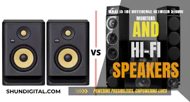 Studio Monitors vs Hi-Fi Speakers: What's the Difference?