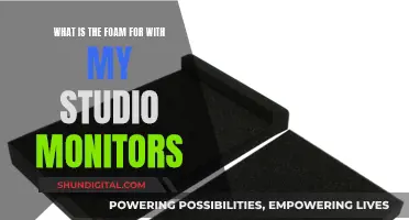 Studio Monitor Foam: Why It's There and What It Does