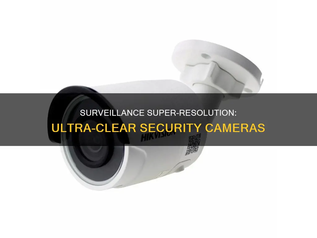 what is the highest resolution surveillance camera