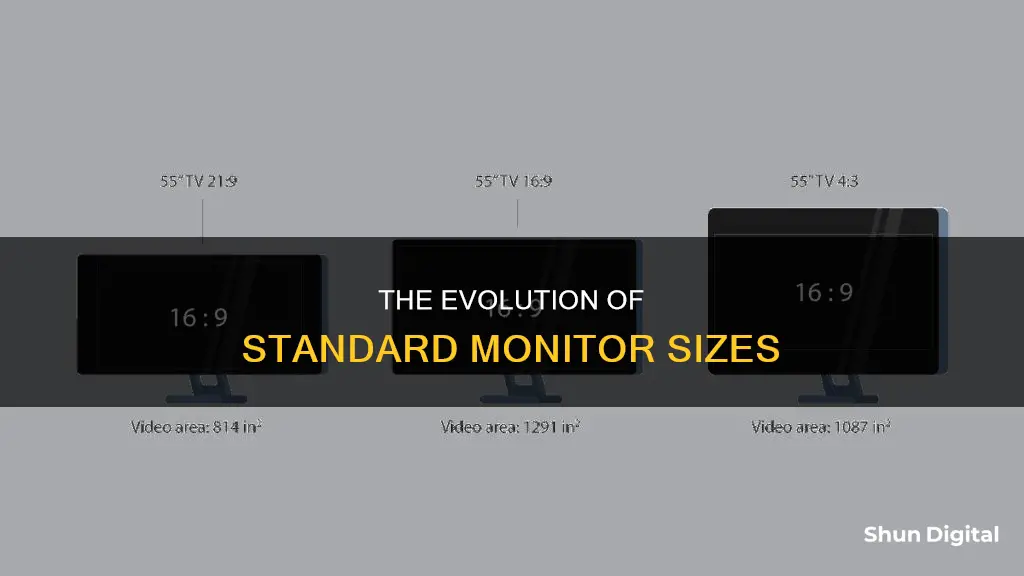 what is the mainstream size of monitor now