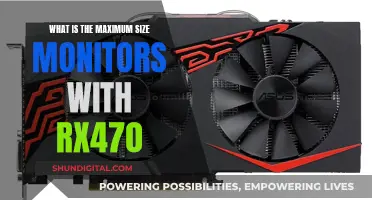 Monitors for RX470: Size and Compatibility Limits