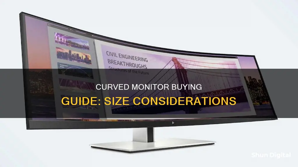 what is the right sized curved monitor