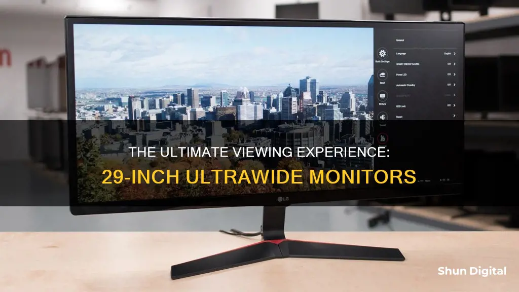 what is the size of a 29 ultrawide monitor