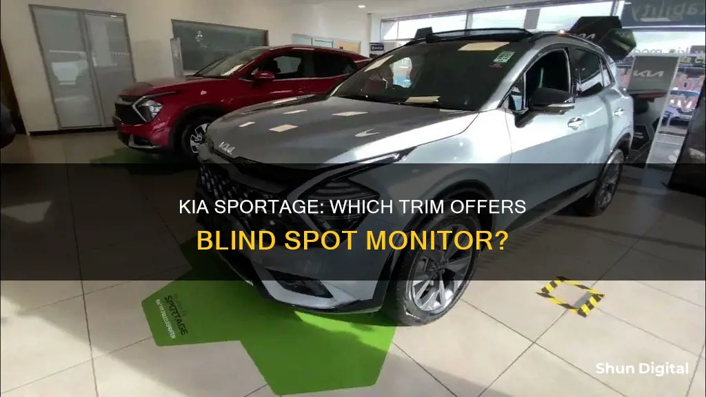 what kia sportage trim level has blind spot monitor