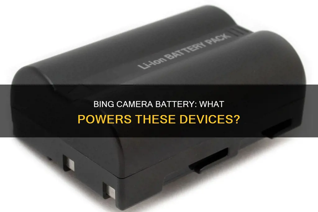 what kind of battery does bing cameras have