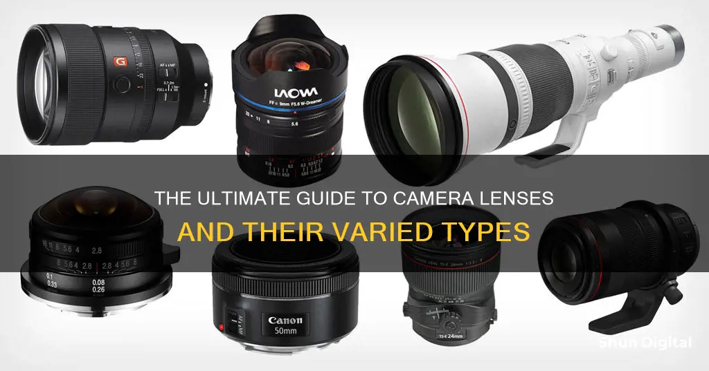 what kind of lenses are there for cameras