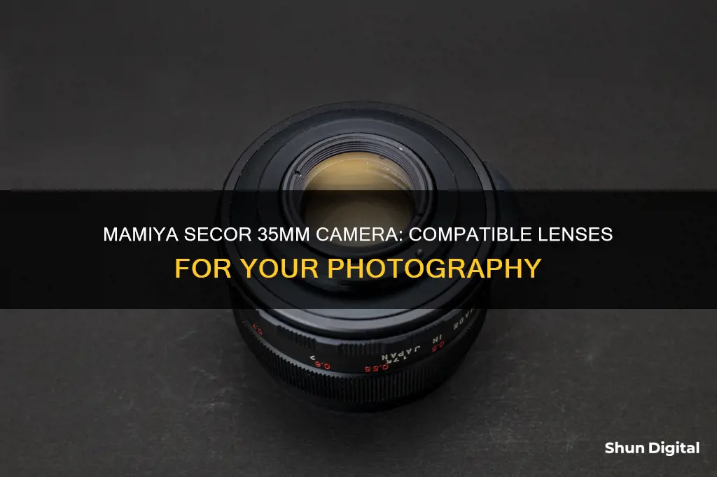 what lenses fit mamiya secor 35mm camera