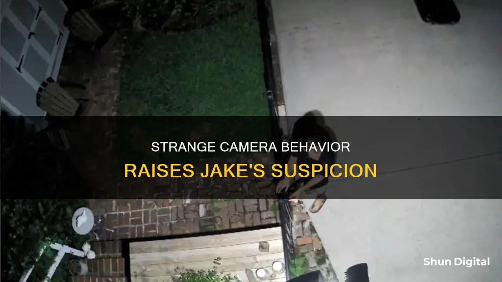 what made jake suspicious about the man with the camera