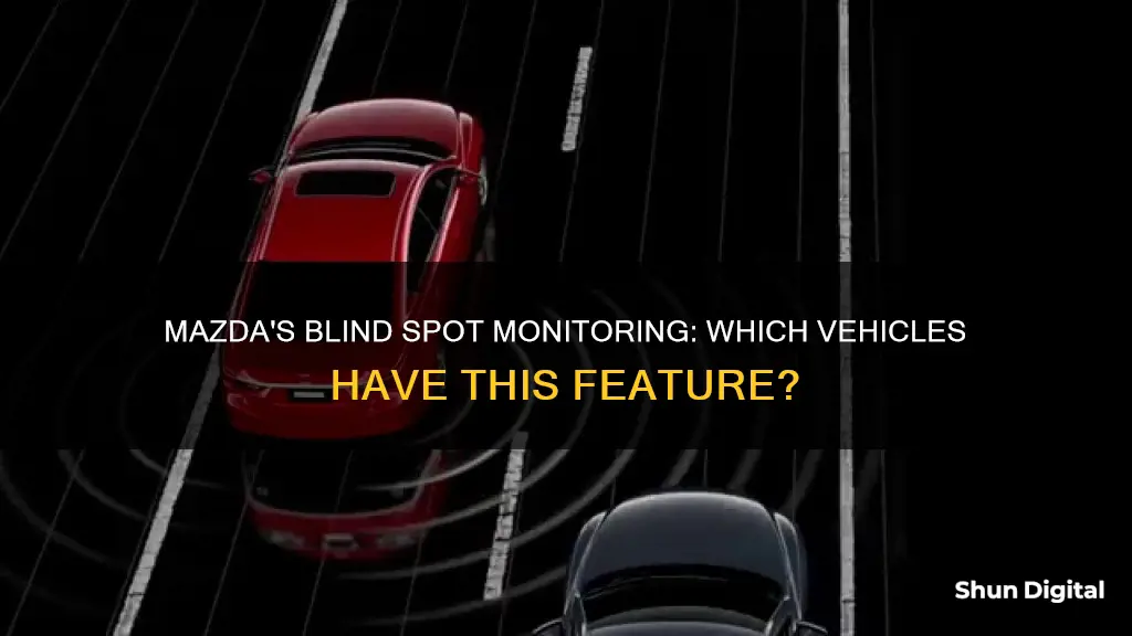 what mazda vehichles have blind spot monitoring