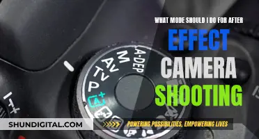 After Effects Camera Modes: Choosing the Right One