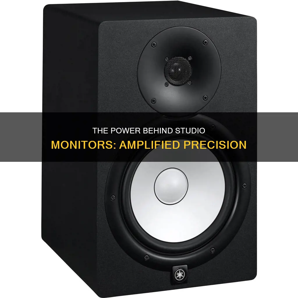 what powers studio monitors