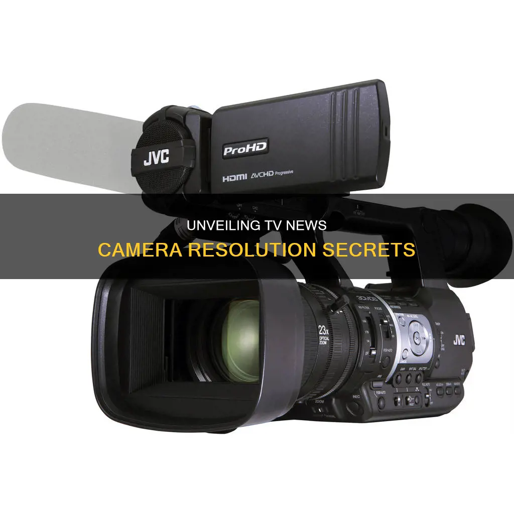 what resolution does tv news camera