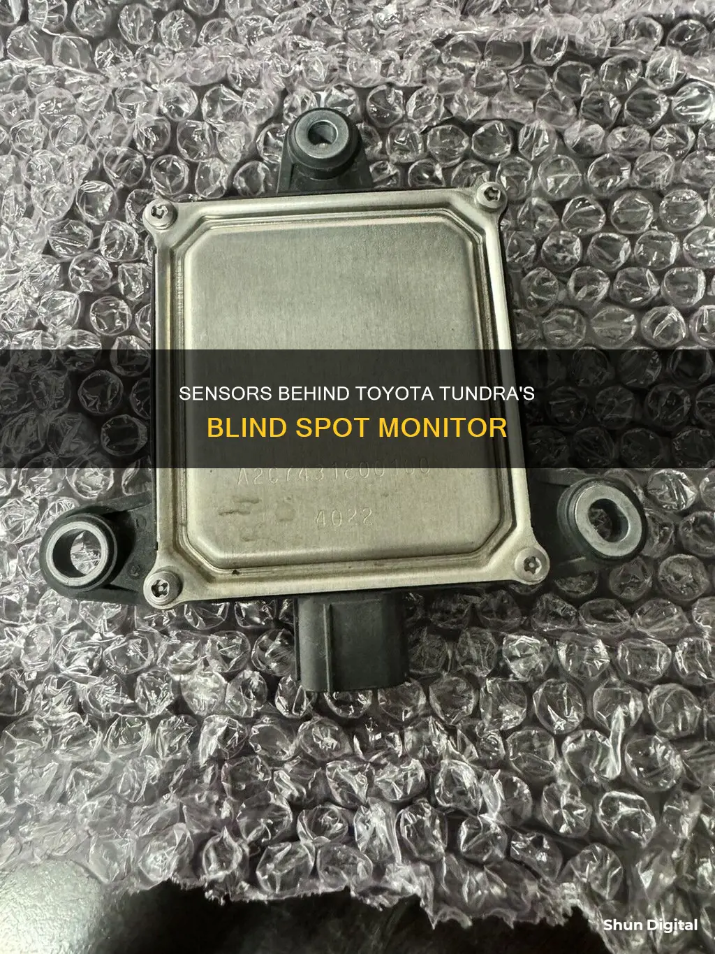 what sensors run the toyota tundra blind spot monitor