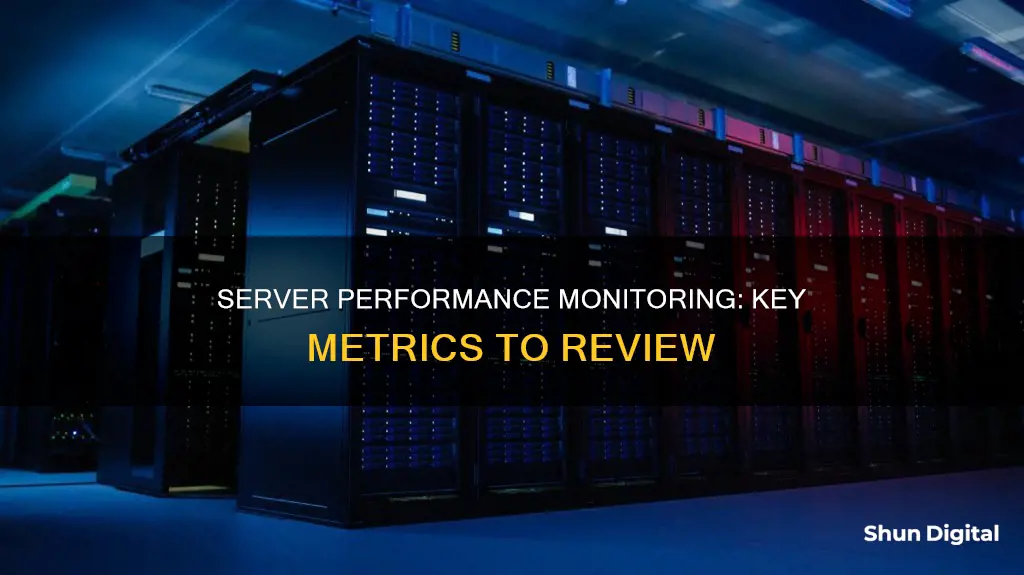 what should you review on performance monitor for your server