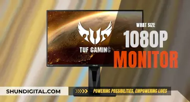 The Best Size for a 1080p Monitor Experience