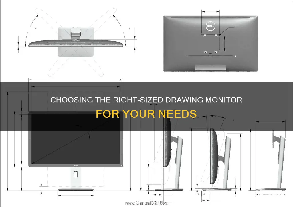 what size drawing monitor