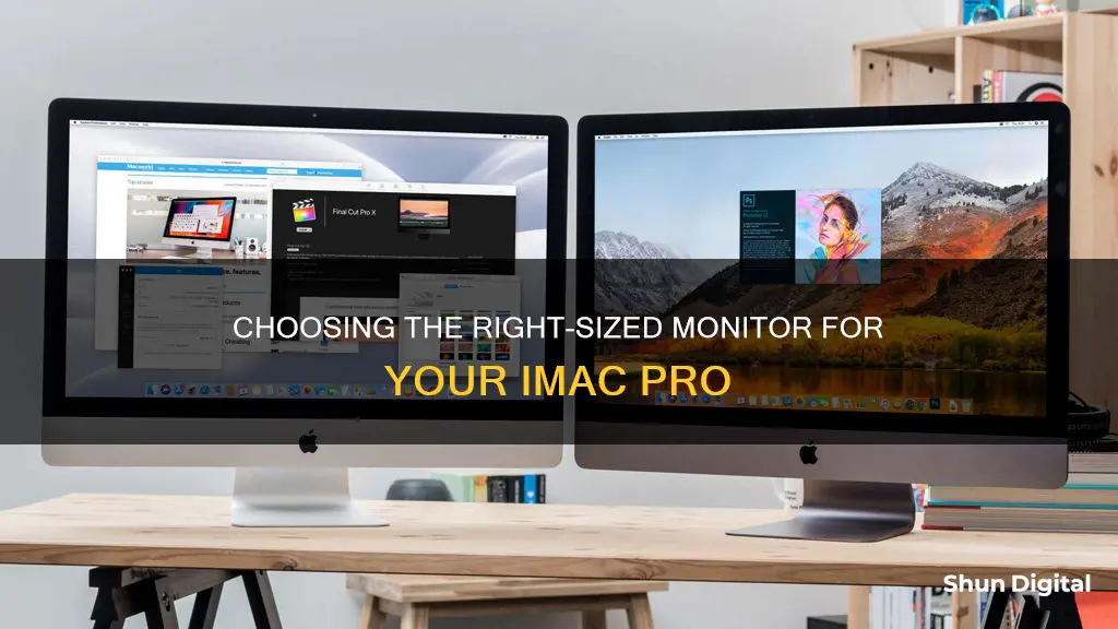 what size imac pro monitor