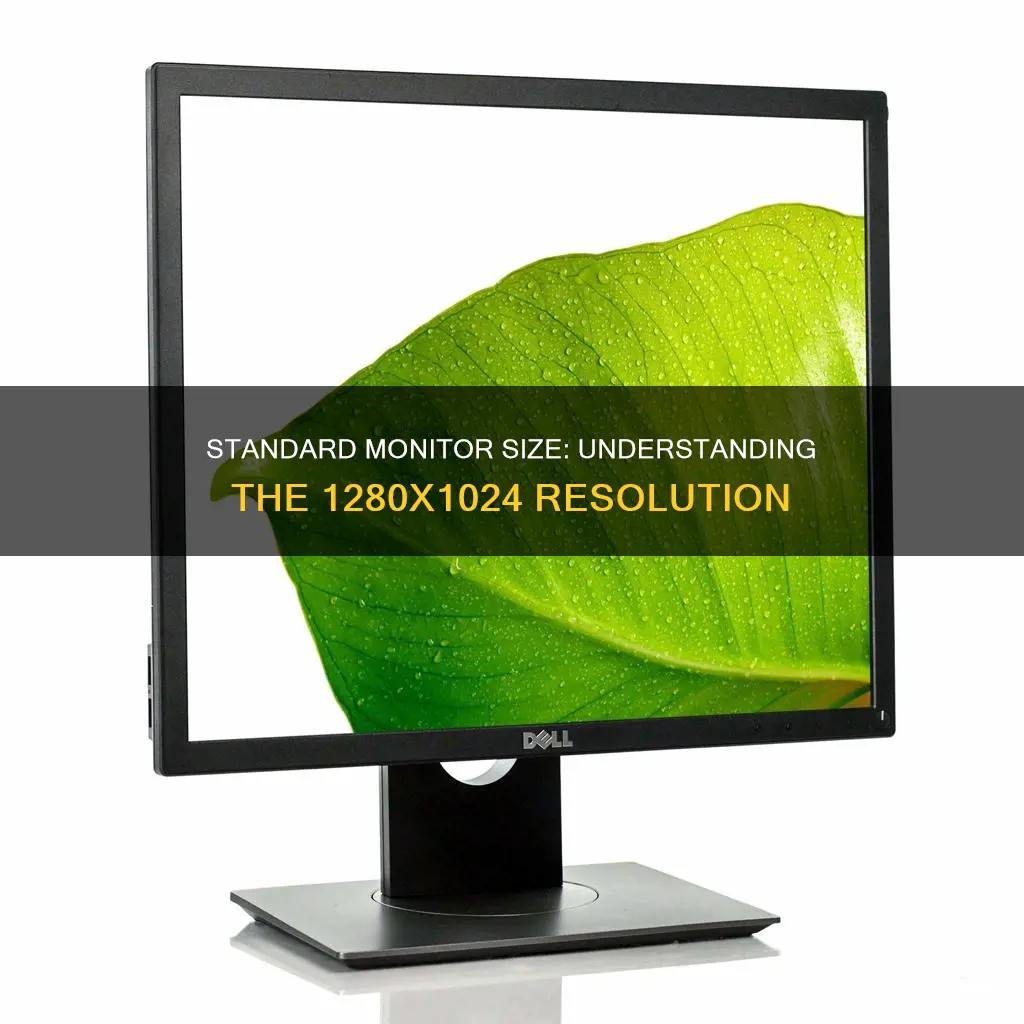 what size is a 1280x1024 monitor