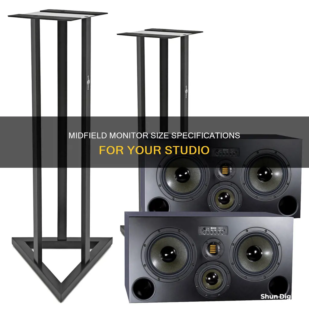 what size is a midfield studio monitor