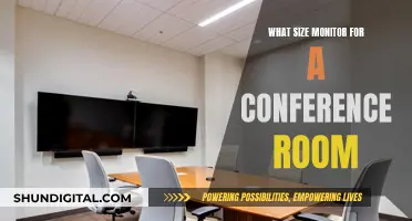 Choosing the Right-Sized Monitor for Your Conference Room