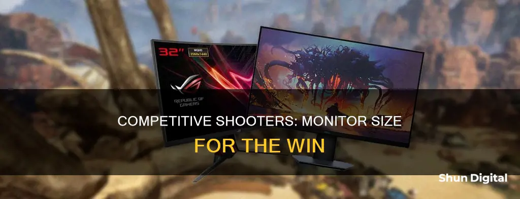 what size monitor for competitive shooters