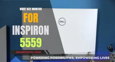 Best Monitor Size for Dell Inspiron 5559