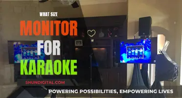 Karaoke Monitor Size: Choosing the Best Display for Your Needs