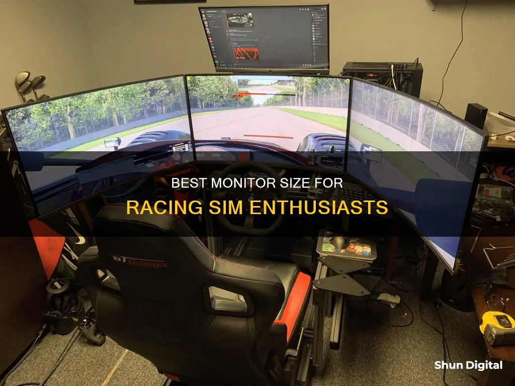 what size monitor for racing sim