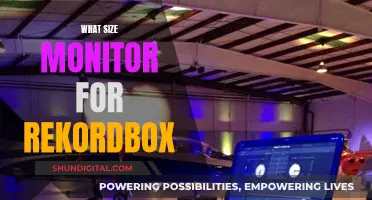 Rekordbox Setup: Choosing the Right Monitor Size