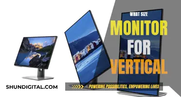 Vertical Monitors: Optimal Viewing Sizes for Comfort