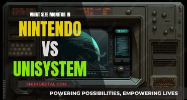 Monitors: Nintendo vs Unisystem, Size Comparison