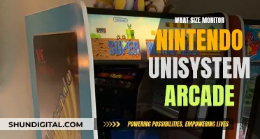 Ultimate Monitor Size for the Nintendo Unisystem Arcade