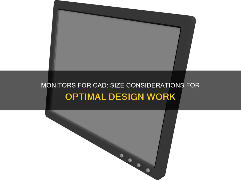 what size monitors cad