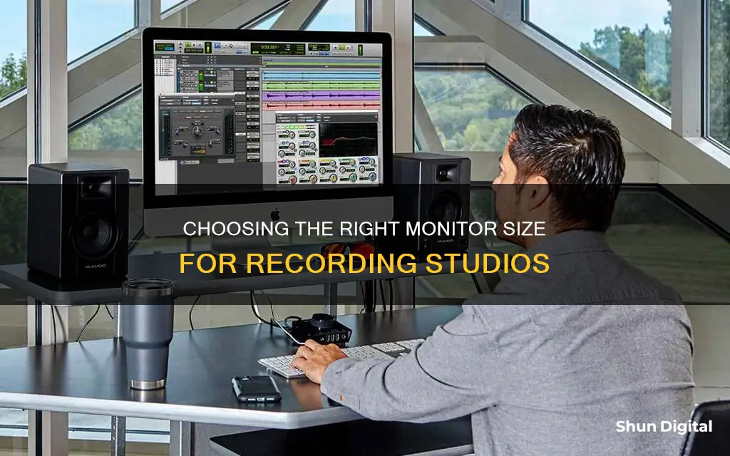 what size monitors for recording