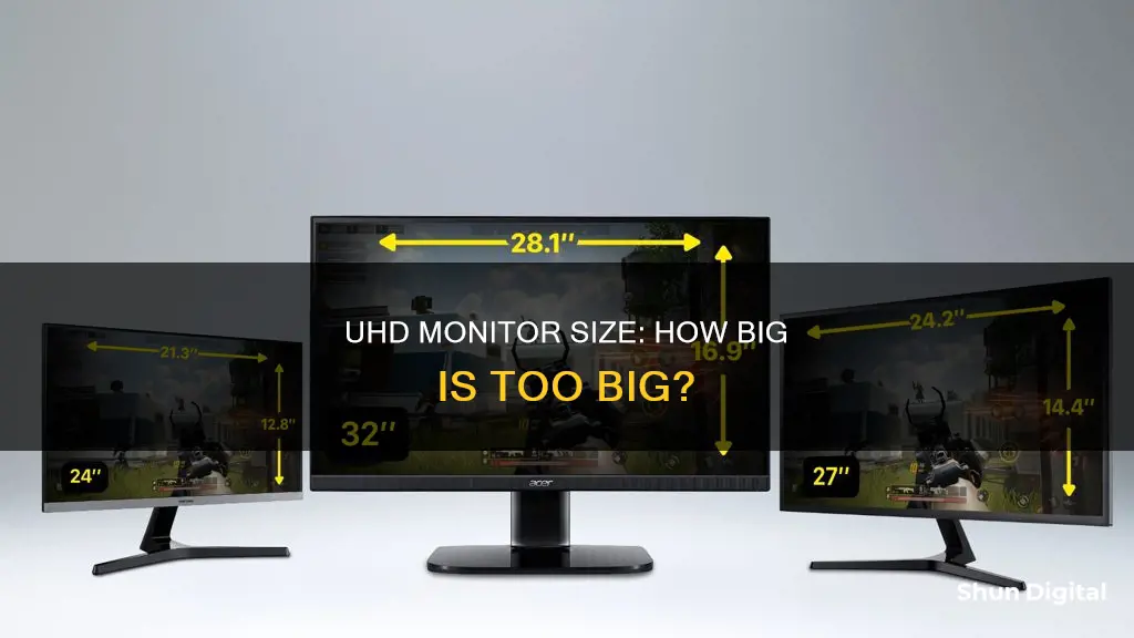 what size should your uhd monitor be