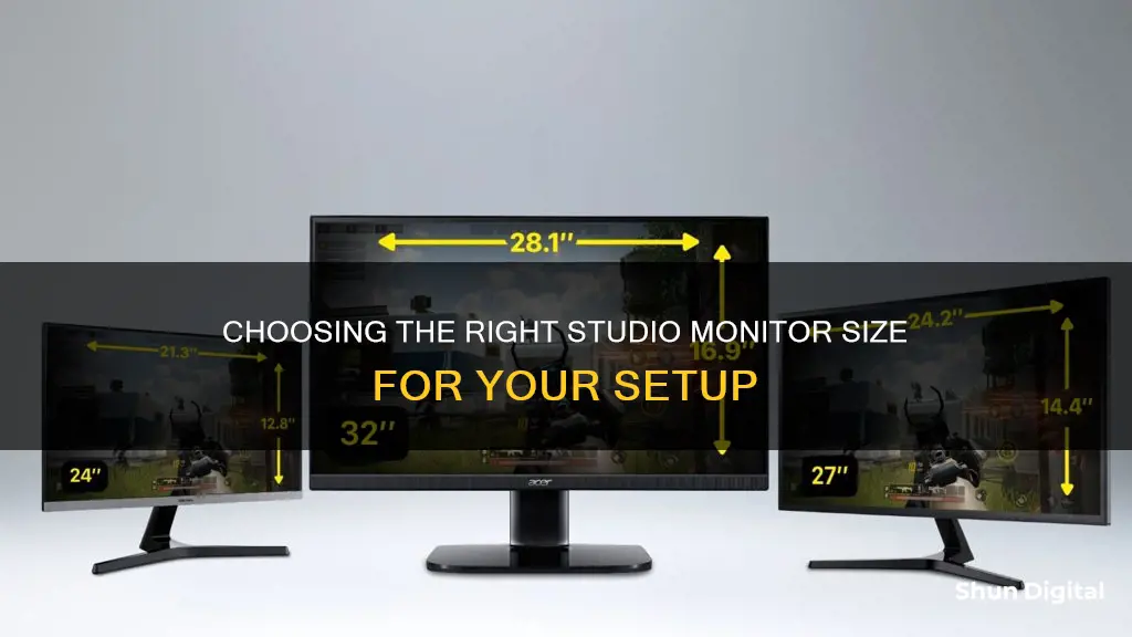 what size studio monitor