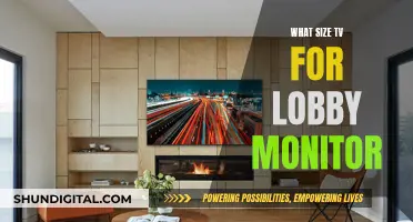 Choosing the Right TV Size for a Lobby Monitor