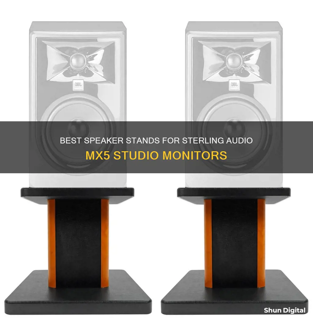 what stands fit my sterling audio mx5 studio monitors