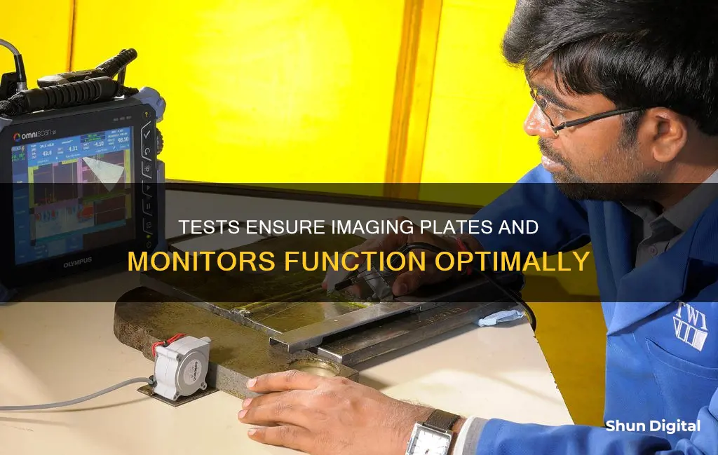 what tests are performed on digital imaging plates and monitors