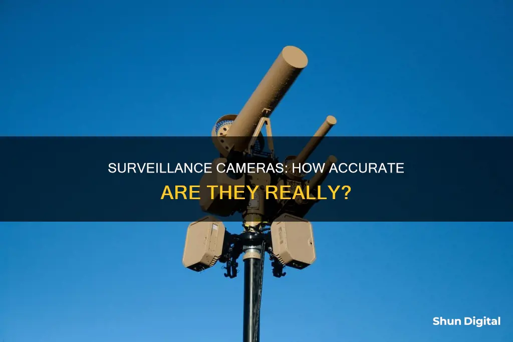 what the percentage accuracy of surveillance cameras