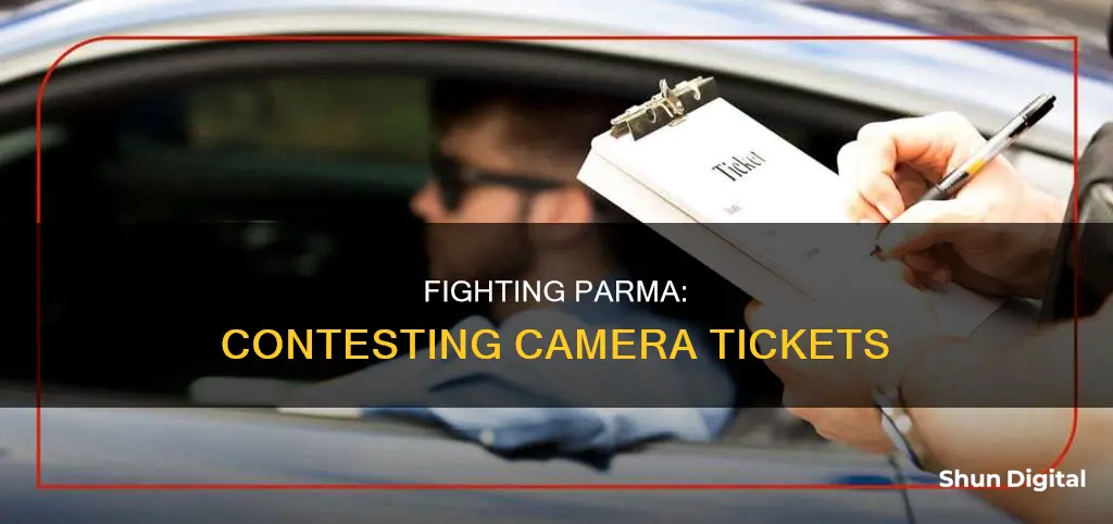 what to do about parma camera ticket